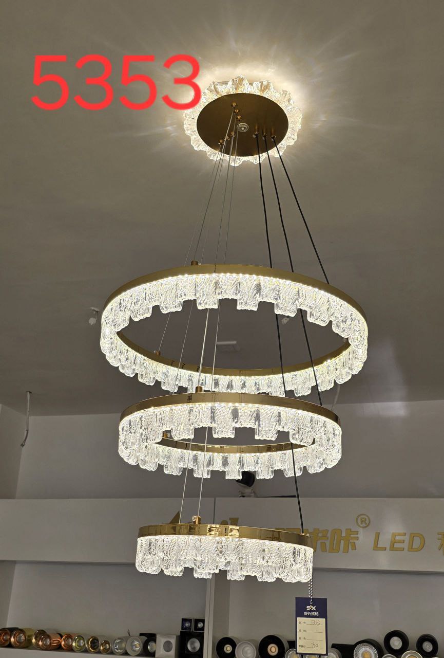 የሳሎን  መብራት ባለ3 ደረጃ